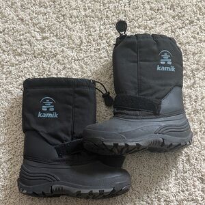 Kamik Black and Gray Snow Boots